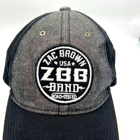 Southern Ground - Zac Brown Band ZBB Road Tested Black & Gray Baseball Hat - Picture 3 of 9
